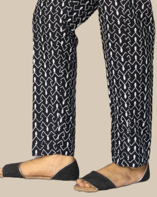 🖤 black farshi shalwar – ready made ethnic bottom for women (copy)