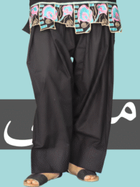 🖤 black farshi shalwar – ready made ethnic bottom for women