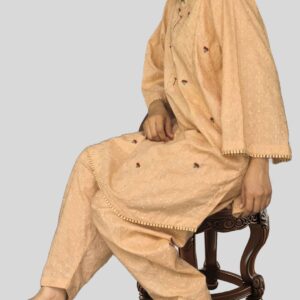 🖤 black shalwar with white embroidery – ready made ethnic bottom for women (copy)